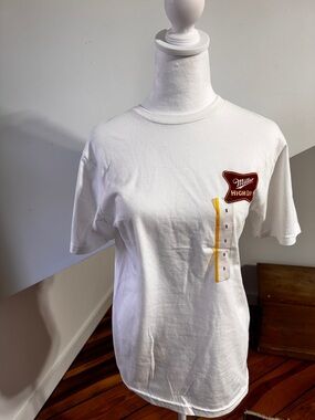 Miller High Life White Short-Sleeve Graphic Tee - Men